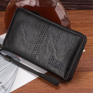 Último 9TEG8 JP081 - cartera BUSININESS bolso de embrague clásico de cuero JEEP hombres mujeres cuero cartera importación al por mayor 33