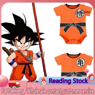 Nice_Dragon Ball Goku Baby Boy cuello redondo transpirable mameluco disfraz de Cosplay