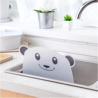 lindo panda sucker taza de agua salpicadura de agua impermeable deflector de pantalla lavabo lavabo soporte (7)