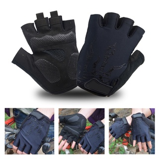 Roomcor 1 Par guantes antideslizantes De medio Dedo con sudor De absorción Lycra/accesorio deportivo (2)