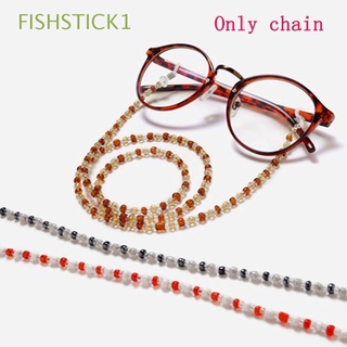 FISHSTICK1 Cadena Cadenas de gafas Gafas Banda de anteojos Gafas colgantes Mujeres Leer Línea de gafas Vaso mantenido Moda F. Perla