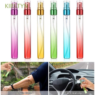 kirstyn 10ml spray botellas mujeres perfume atomizador botellas de perfume color degradado portátil viaje pequeño contenedor cosmético de vidrio recargable botella/multicolor