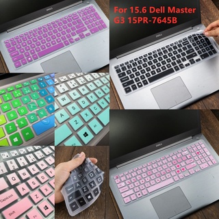 Para Dell Master G3 15PR-7645B suave ultrafina silicona portátil teclado cubierta Protector