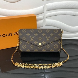 Spot Louis Vuitton Louis Vuitton LV cadena bolsa de mensajero bolsa lateral mochila bolso de hombro mujer bolso M61276