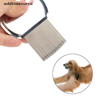 [Addthesource] Stainless Steel Lice Comb Hair Rid Headlice Super Density Teeth Remove Nits Comb BFDX