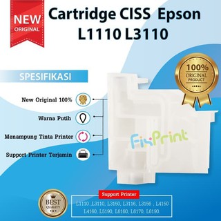 Epson L1110 L3110 impresora L3150 L4150 L4160 L5190 Fpt más nuevo 1124 cartucho de impresora CISS