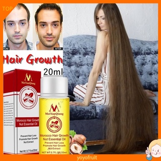 Yoyo potente esencia de crecimiento del cabello Anti prevención de pérdida de aceite esencial tratamiento del cuero cabelludo