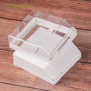 blossom1 transparente enchufe eléctrico cubierta niño caja de salpicaduras protector de enchufe impermeable suministros de baño toma de corriente de seguridad