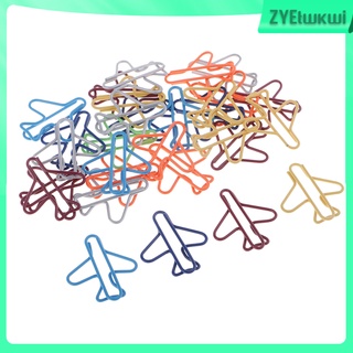 juego de 30 clips de papel de lujo coloridos clips de papel de oficina papelería (5)