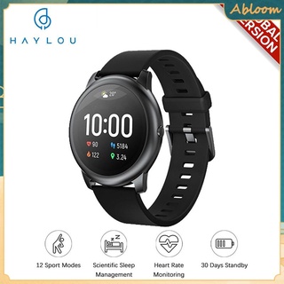 Original xiaomi Haylou LS05 Solar Smartwatch Deporte Metal Frecuencia Cardíaca Sueño Monitor IP68 Impermeable iOS Android Versión Global De Youpin abloom