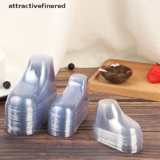 [atractivefinered] 20 piezas de plástico transparente pies de bebé pantalla botines de bebé zapatos calcetines escaparate producto caliente