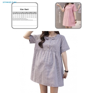 pinw Solid Color Pregnant Women Dress Maternity Tops Clothes Dress Fine Workmanship for Summer