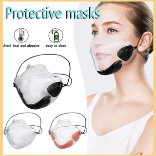 （yutdf4545.mx）Adult Transparent Mask Protection Washable Reusable Visible Expression Breathable Mask
