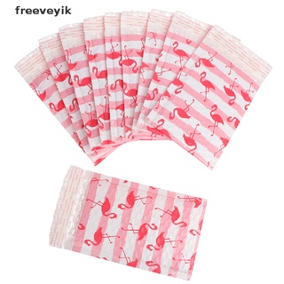 [freev] 10 unids/125*180mm/5x6in flamingo bubble mailer sobres bolsa de correo auto sellado mx11