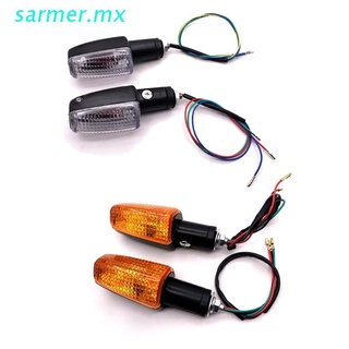sar1 2 pzs luces intermitentes led para motocicleta/luz intermitente de señal de giro para cb400 hornet600 cbr250