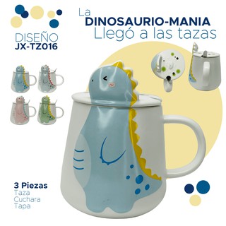 Taza Dinosaurio Niños Mug Cup Niña Bebe Kawai (1)