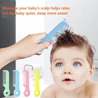 1pc bebé peine lindo niño niña niños suave pelo suave peine conjunto de bebés recién nacidos ABS plástico antiestático de dibujos animados peine bebé cepillo de pelo