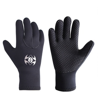 guantes de caza de neopreno unisex buceo pesca caliente antideslizante guantes (m)