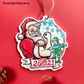 Roadgoldgrace Personalized Christmas Tree Ornament Xmas Santa Claus Hanging Pendant Decoration WDGR