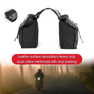 {FCC} alforjas impermeables de lona negra para motocicletas de turismo {newwavebar3.br} (2)