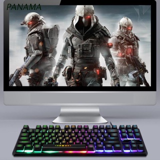 Nama GK-10 - teclado mecánico para juegos (87 teclas, RGB, retroiluminado para PC)
