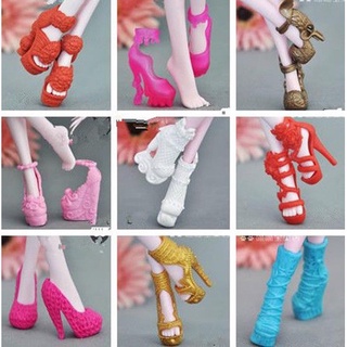 1 Pair monster high Shoes Boots For Dolls Toys High Heels Create A Best Gifts For Children