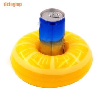 Risingmp (¥) portavasos inflable porta bebidas limón piscina flotador de juguete barra posavasos