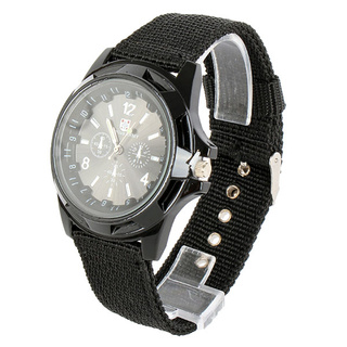 Vogue Luxury Relojes Stainless Steel MEN Men's Relogio Military Army Nylon Band Quartz Analog Wrist Watch