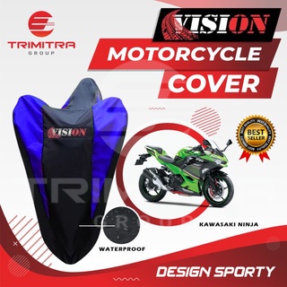 Ninja guantes de motocicleta impermeable cubierta de Color visión marca - rojo presente H1J4 última cubierta del cuerpo accesorios de motocicleta (2)