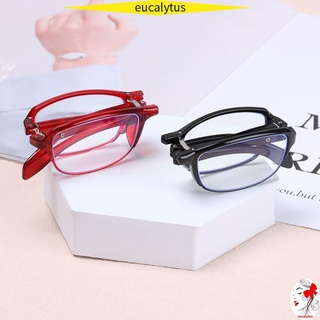 🌸Eutus🌸 +1.0~4.0 gafas de presbicia portátil Bifocal gafas de lectura plegables gafas de lectura Anti-azul de la moda cerca de la vista lejos Unisex gafas/Multicolor
