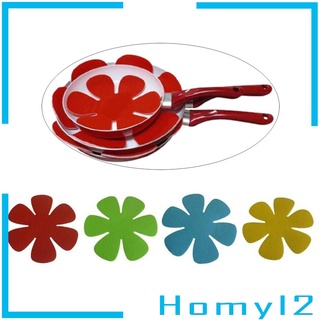 [HOMYL2] 4 pzs sartén de pétalos y protectores de platos para ollas St. Patrick\'s Day decoración