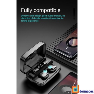 dermacos M9-16 TWS Auriculares Bluetooth Inalámbricos Caja De Carga Para Iphone Samsung Huawei Xiaomi OPPO