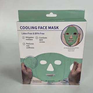 Mascara Compresa De Gel Para Cara Térmico Frio / Caliente Spa, cubierta de tela de felpa, Para Cara (4)