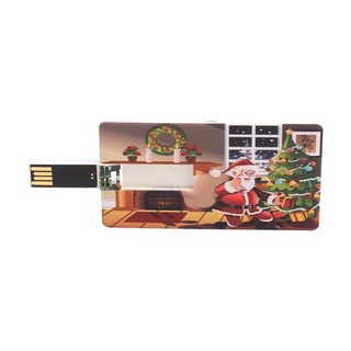 tarjeta de navidad santa claus, usb flash drive, thumb drive u disk, usb 2.0 stick pen drive usb drive memory stick externo