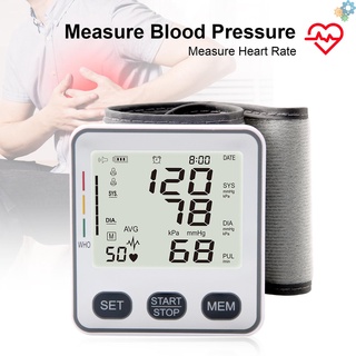Monitor De presión Sanguínea Digital Lcd Medidor De medición De sangre (4)