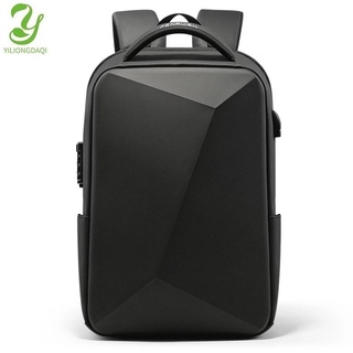 2021 Men's Anti-theft Lock Backpack Large Travel Business Bag USB Charging Laptop Backpack (1)