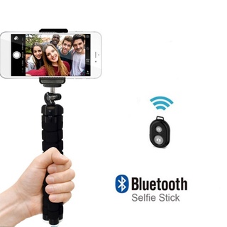 (en stock) tripié de pulpo Universal para teléfono Celular Bluetooth Selfie juego de cámara soporte en Vivo tripié (Entrega) (7)