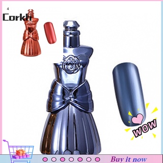 Corkh Gorgeous esmalte de uñas princesa espejo esmalte de uñas fácil de usar para las mujeres