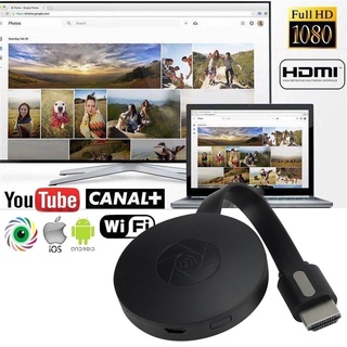 Chromecast G2 Tv Wireless Streaming Miracast Airplay Google Adapter Hdmi Display Dongle ELF (2)