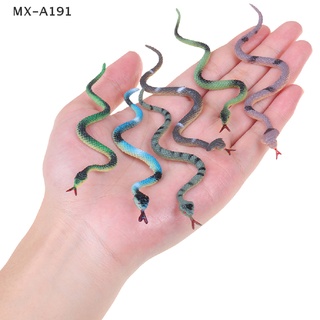 {x} 12 piezas de juguete de alta simulación de plástico serpiente modelo divertido miedo serpiente niños broma juguetes