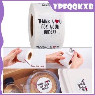 [Good] 500 Pieces Handmade Thank You Packaging Sealing Stickers Round Labels Craft