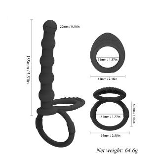Anal Plug doble penetración consolador juguetes sexuales para mujeres hombres silicona Butt Plug sexo Anal cuentas juguetes sexuales íntimos para pareja