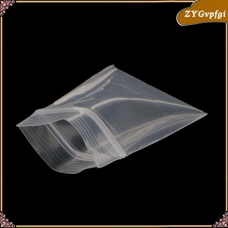 100pcs 1.4 " x 1.8 " 4mil Bolsa De Plástico Con Cremallera Transparente Baggies Reclosable (1)