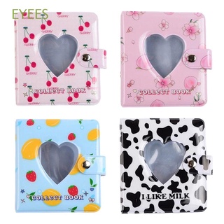 EYEES Photography Binder Album Hollow Heart Card Collection Book Photo Album Picture Case Photocard Holder Kpop Star Chasing Album 3 Inch Album Card Holder Polaroid Album Kpop Photo Album