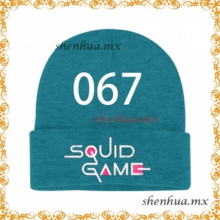 Woolen Hat For Squid Game Outdoor Warm Knitted Beanie Cap 3D Printed[O(∩_∩)O~~--]