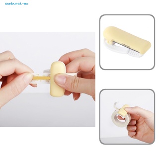 sunburst.mx cortador de plástico premium dispensador de cinta washi creativa papelería gadget pequeño para el hogar