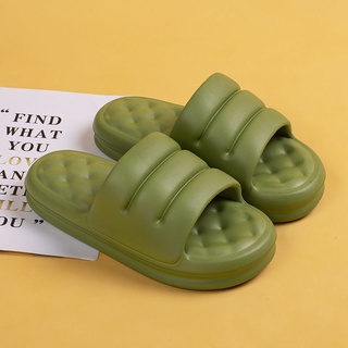 suela gruesa sofá zapatillas mujer verano cómodo lindo creativo sandalias al aire libre y zapatillas de baño casa interior pareja sandalias masculinas
