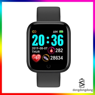 Y68 pantalla táctil inalámbrica inteligente monitor de salud de frecuencia cardíaca (7)