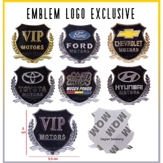 Insignia de emblema de coche exclusivo de metal para Toyota Honda VIP Hyundai Ford Chevrolet