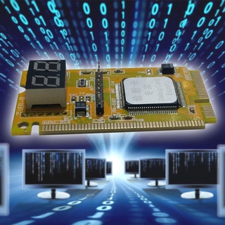 Listo stock plástico/Metal 5 x 3 x 1 cm 3 en 1 Mini PCI-E LPC PC analizador de PC probador de prueba de tarjeta postal